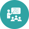 Educational presentation symbol